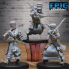 Basket Monk Flute / Basket Monk Attacking / Basket Monk Defending Set