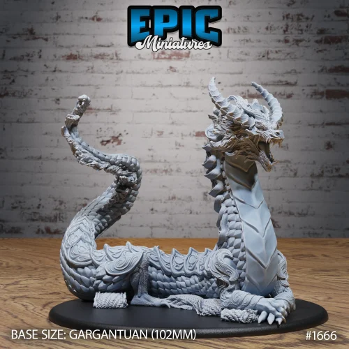 Legendary Lung Dragon Resting (Gargantuan)