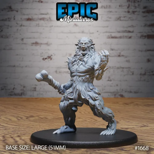 Burrowing Troll Bone (Large)