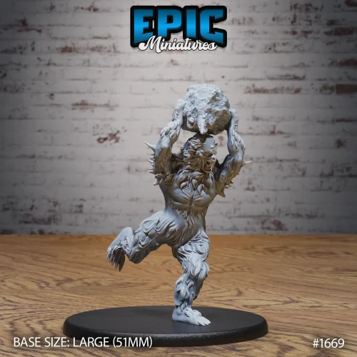 Burrowing Troll Dirt Ball (Large)