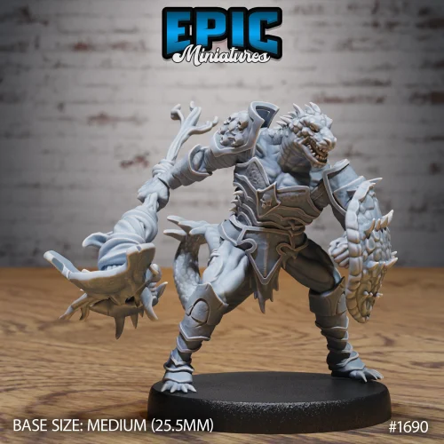 Lizardfolk Warrior Shield (Medium)