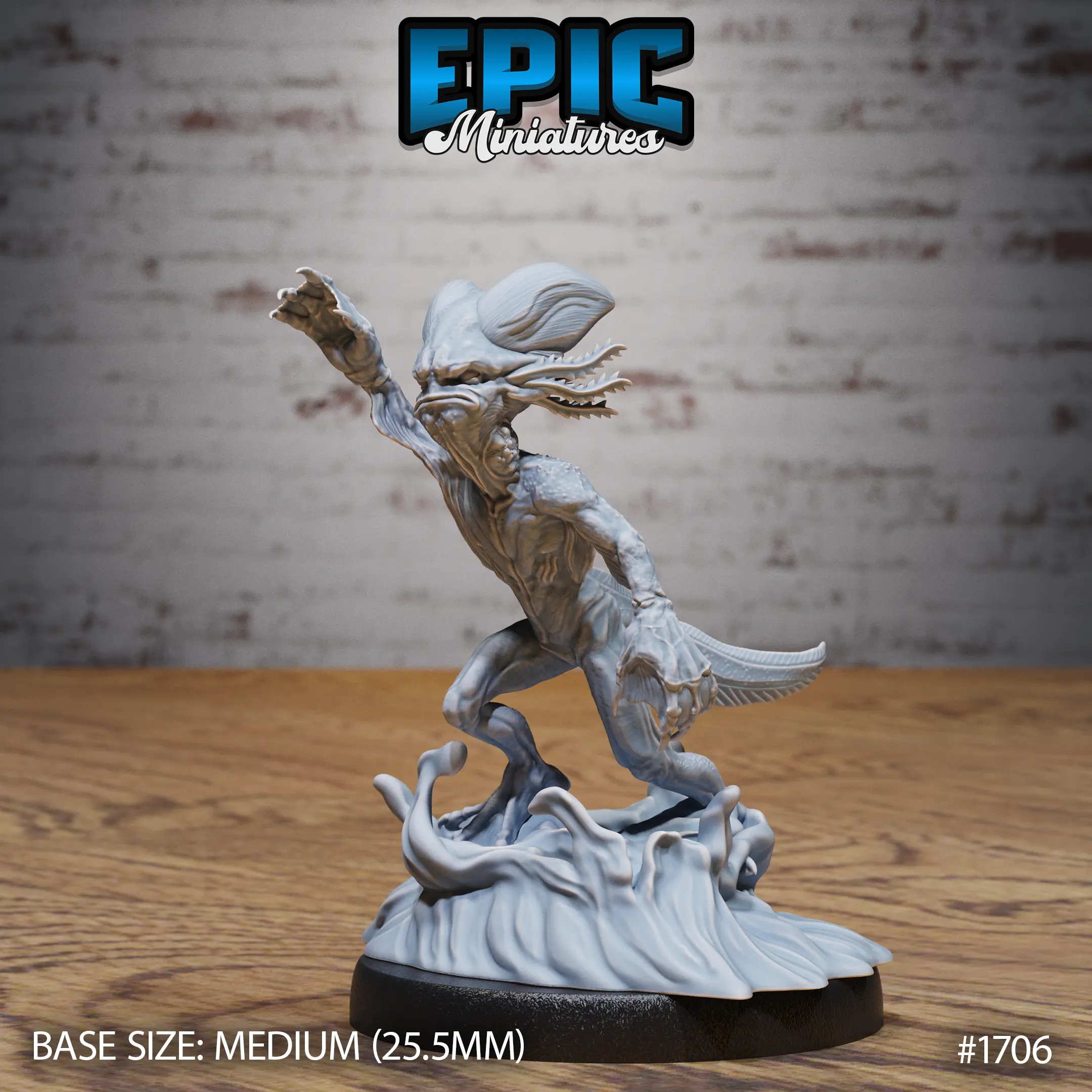 Grumpy Axolotl Warrior Water (Medium)