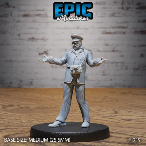 Train Conductor Greeting (Medium)