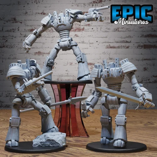 Wood Construct Sword / Wood Construct Shooting / Wood Construct Spear Set