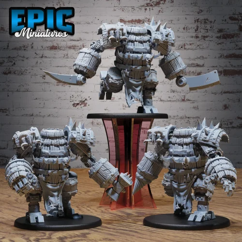 Barrel Construct Drill / Barrel Construct Hammer / Barrel Construct Cleaver Set