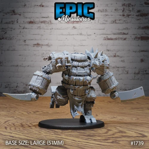 Barrel Construct Cleaver (Large)