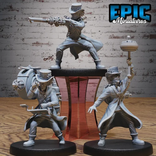 Prof. Felix Fortune Drone / Prof. Felix Fortune Tesla Coil / Prof. Felix Fortune Arm Gun Set