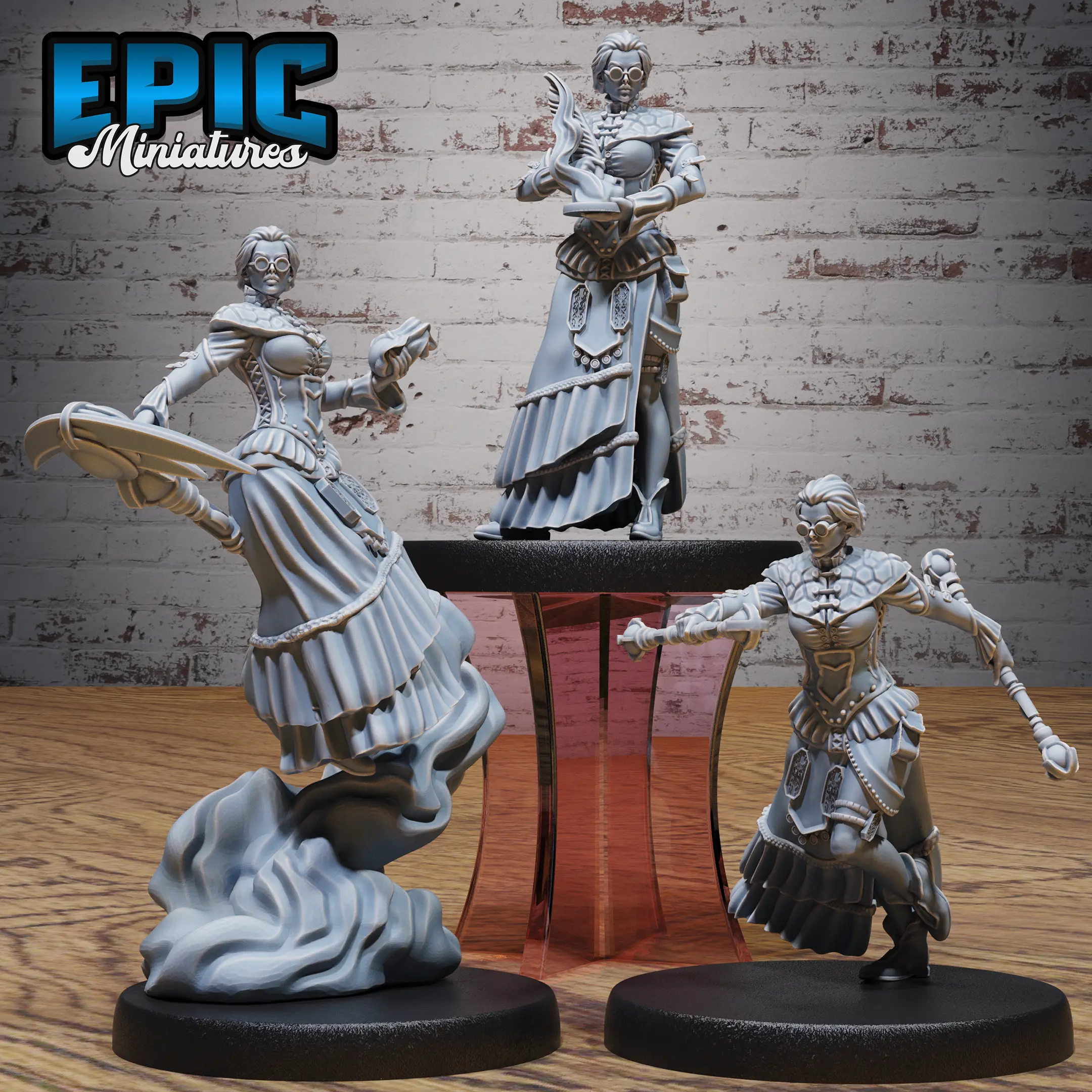 Madame Rever Writing / Madame Rever Twin Staff / Madame Rever Flying Steam Broom Set