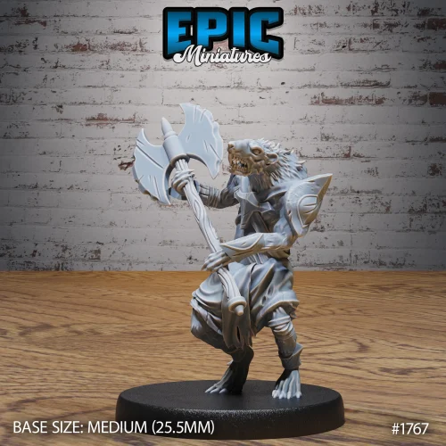 Sewer Rat Tribe Axe - Variation 1