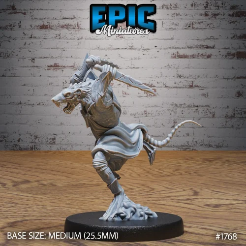 Sewer Rat Tribe Attacking (Medium)