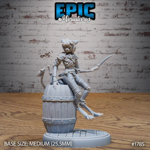 Cat Thief Sitting (Medium)