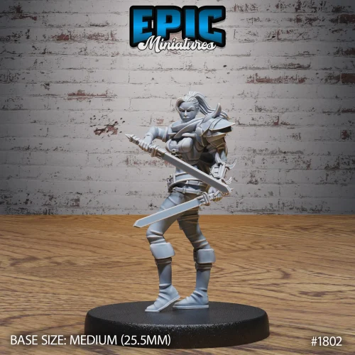 Female Assassin Swords (Medium)