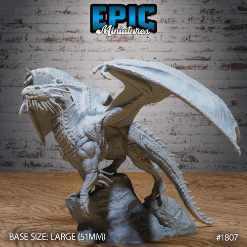 Young Silver Dragon (Large)