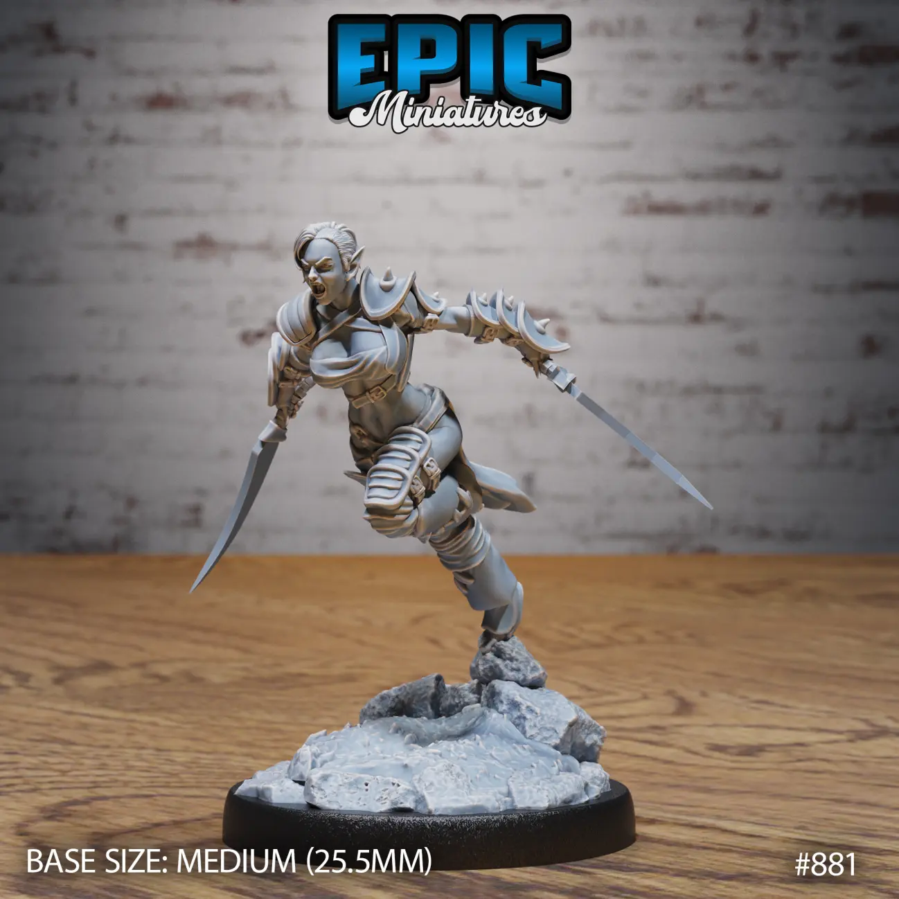 Elven Huntress Charging (Medium)