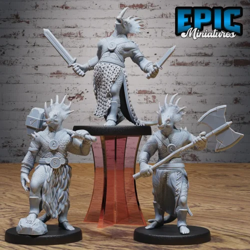 Dinosaur Tribe Axe / Dinosaur Tribe Warrior Hammer / Dinosaur Tribe Warrior Swords Set