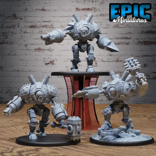 Battle-Armor Hammer / Battle-Armor Gun / Battle-Armor Chainsaw Set