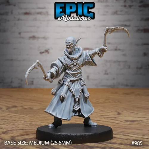 Vampire Blood Mage Scythe (Medium)